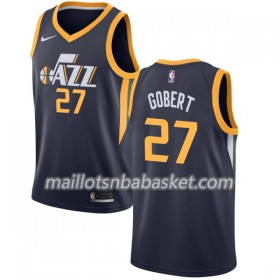Maillot Homme Utah Jazz Rudy Gobert 27 Nike 2017-18 Navy Swingman